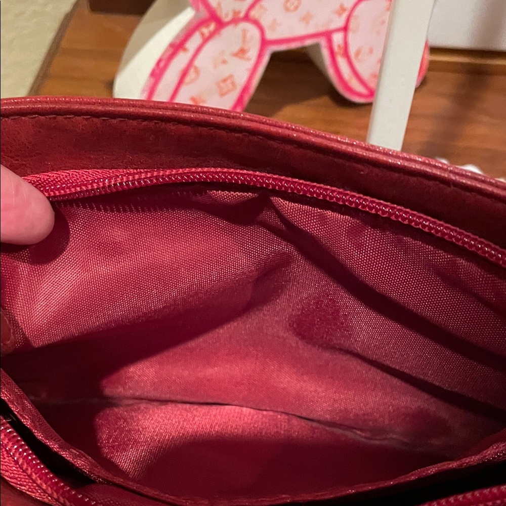 Crossbody Bag in Deep Red - Picture 2 of 4